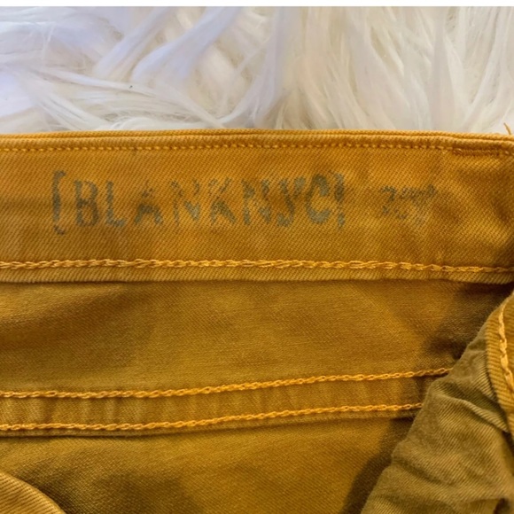 **SOLD** BLANKNYC Gold Mustard Skinny Jeans - Picture 3 of 3